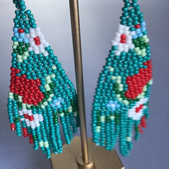 New! Beaded Drop Earrings - Picture 11 of 13